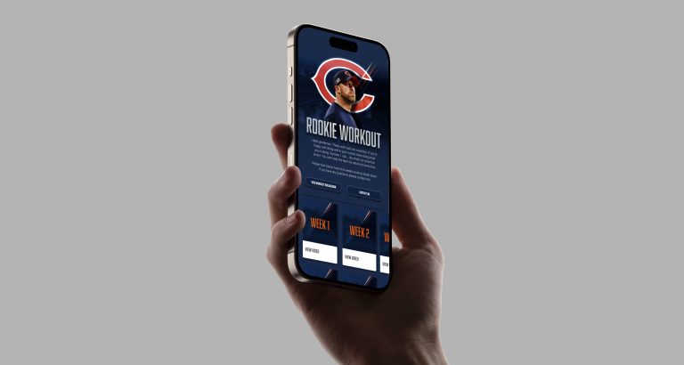 Bears rookie in hand